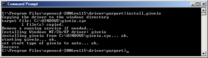 install giveio