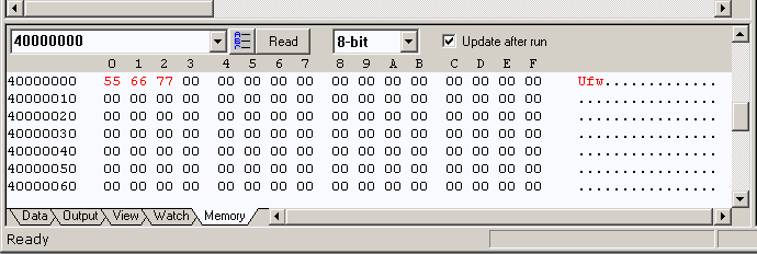 Memory View - bytes